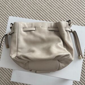Kate Spade Cream Leather Shoulder Bag